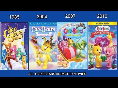 ALL CARE BEARS ANIMATED MOVIES (1985-2011)
