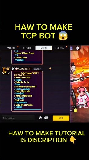 HAW TO MAKE TCP BOT TUTORIAL | FREE FIRE TCP KAISE BANAYE | TCP BOT #FRREFIRRMAX