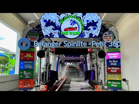 COOL Belanger SpinLite Car Wash Video - Petit 360 4K - Raindancer Car Wash