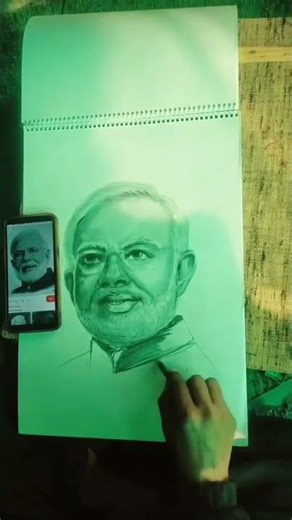 modi ji sketch# portrait # drawing#