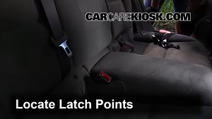 Car Seat Installation: 2013 Honda Insight LX 1.3L 4 Cyl.