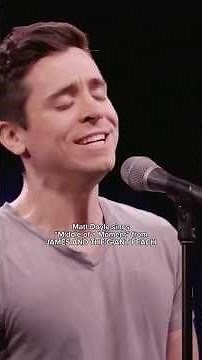 Matt Doyle + James and the Giant Peach = Instant Nostalgia. 📹: ‪@musicnotes‬
