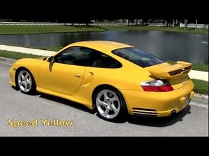 2003 Porsche 911 Carrera 996 RUF Turbo Speed Yellow Gulfstream Motorcars