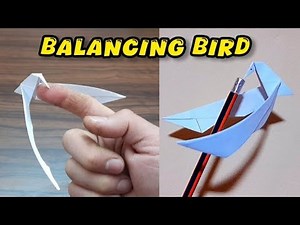 Origami Balancing Bird How to Make | Origami Paper Craft