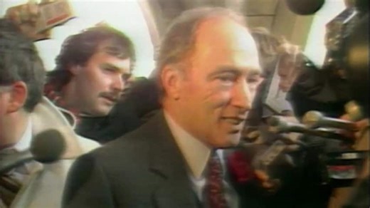 Pierre Trudeau announces his retirement