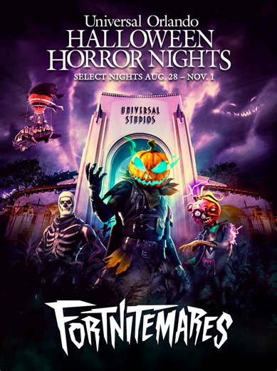 Fortnitemares is coming to Halloween Horror Nights 2026! #hhn #halloweenhorrornightsorlando #halloweenhorrornights #fortnite #universalstudiosorlando