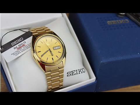 Seiko SNXL72 (Seiko 5 Gold) Unboxing & First Impressions | Is it a Dress Watch or Casual Watch?