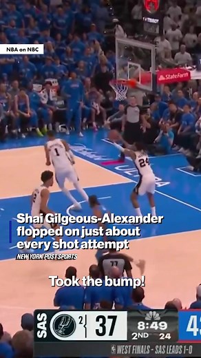 Shai Gilgeous-Alexander really flopped on just about every bucket. 😳 | Shai Gilgeous-Alexander