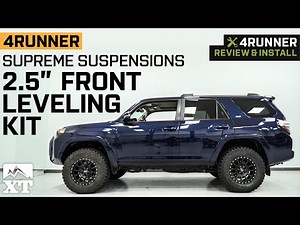 2003-2023 4Runner Supreme Suspensions 2.50-Inch Front Strut Spacer Leveling Kit Review & Install