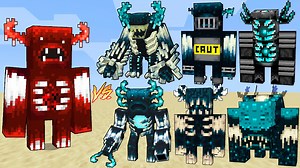 The Demon Warden Vs NEW Wardens PLUS  Mobs / Minecraft Mob Battle