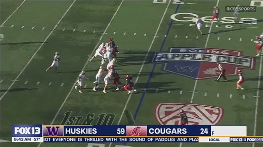 Huskies finish strong in 59-24 victory over Washington State in Apple Cup