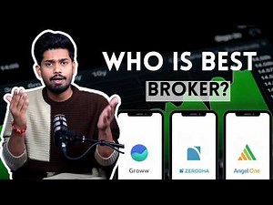 Which Broker is Best? Zerodha vs Groww vs Angel One Full Comparison by SEBI RA