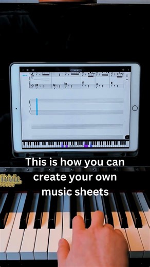 Create Your Own Sheet Music in Seconds 🎹| Piano Transcription #pianopractice #piano #music #tutorial