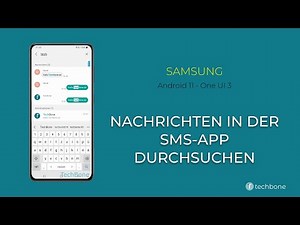 Nachrichten (SMS) durchsuchen - Samsung [Android 11 - One UI 3]