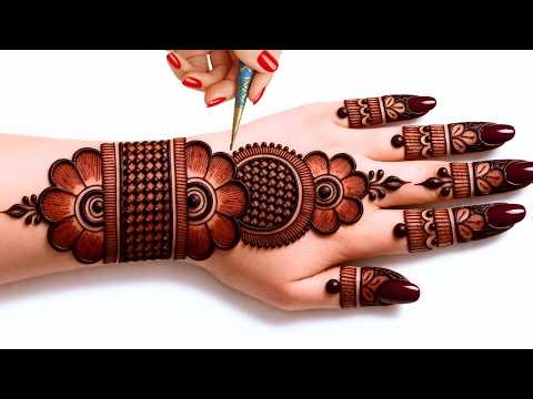 Easy stylish back hand mehndi | Ramadan special mehndi design | simple mehandi design |#mehndi 2026