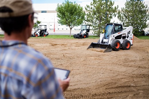 Bobcat unveils iPhone/iPad remote control, bringing drone-like operation to skid steers, CTLs