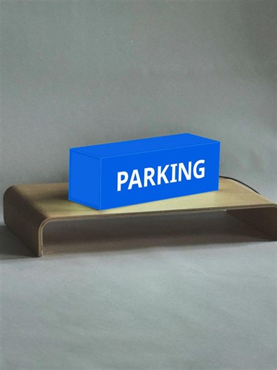 Parking Light Box Sign | LED Parking Sign | Garage Wall Light | Business Sign Lightbox | Parking Area Sign - Etsy