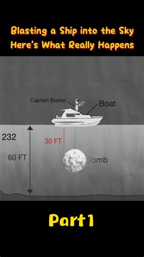 Ahmed Ali on Instagram: "Can explosing under water can destroy a ship? . . . #myth #facts #factsoflife #factchecking #factsonly #experiments #fact #mythbuster #mythbuster #mythbusting #mythvsfact"