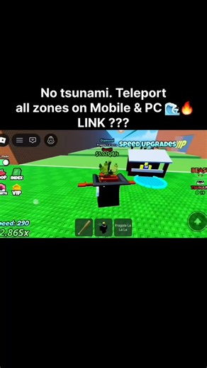 growex.site on Instagram: "🌊 Escape Tsunami Script (Brainrots) | Remove Tsunami + Teleport All Zones (Mobile & PC) #tsunamibrainrots #robloxgames #script"