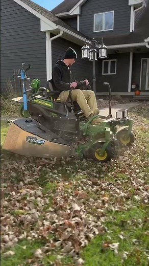 The CatchPro Bagger makes leaf cleanup effortless!!