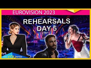 Eurovision 2023 Rehearsals - Day 5 Round-Up Live Stream