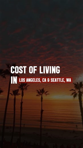 LA vs Seattle cost comparison Los Angeles and Seattle both offer strong job markets, but the cost structure feels very different. LA brings sunshine, higher income taxes, and slightly lower rent. Seattle comes with higher rent and daily costs, but no state income tax and higher average pay. This is the tradeoff many people are weighing. Weather and lifestyle versus taxes and take-home pay. Would you trade sunshine for no state income tax? | Alex Ramirez