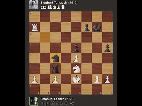 Emanuel Lasker vs Siegbert Tarrasch • World Championship Match, 1908