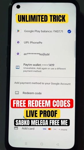 Free Redeem Code | How To Get Free Redeem Code | Free Google Play Redeem Code | Redeem Code #shorts
