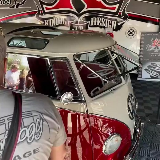 Custom Lowered Volkswagen Bus Crewcab with Dual Cab Conversion