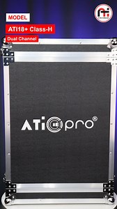 ⚡ Unleash the power of sound with the ATI18 Amplifier built for pros who want nothing less than perfection. Strong, clear & reliable every time! 🎶 . . #ATI18Plus #Amplifier #ProSound #ATIAudio #EventSetup #DJGear | Atipro Technologies