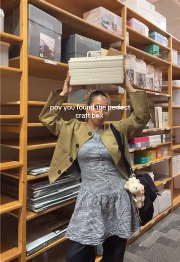 Welp I hit the jackpot besties. This color was no where to be found 🤭😍🫶🏼 @The Container Store • • • #crafts #stationery #stickers #craftbox #crafttok #hobbies #journaltok #craftersoftiktok #crafty #labubu