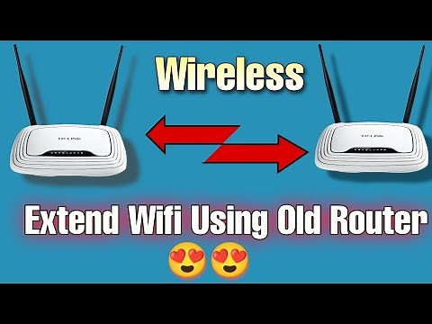 Extend Wifi Range Using Another Router Wirelessly Using Mobile | Connect Two Routers Wireless Method