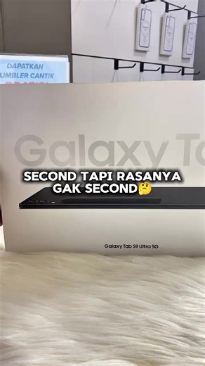 Second Samsung Tab S9 Ultra 5G Graphite Terbaru