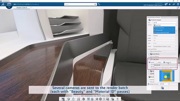 Watch out! CATIA Live Rendering R2024x: new rendering options for the batch rendering increase the quality, efficiency and organization of your render pipelines Discuss with CATIA experts and watch tutorials and webinars for free in our user communities, ask us in comments! #3DEXPERIENCE #CATIA | CATIA | Facebook