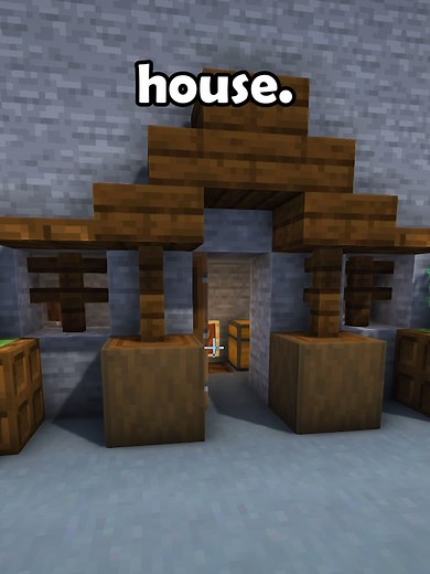Best Minecraft Starter House #Minecraft #minecraftbuilding #minecraftmemes #viral #marchiworx