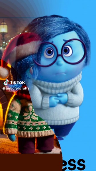 Inside Out but Christmas ⛄☃️ #art #viral #insideout #christmas