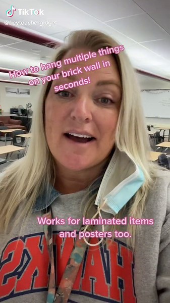 Creative Paper Hanging Hack for Teachers