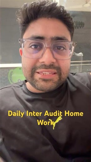 CA Inter Audit Daily Home Work