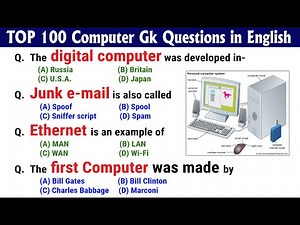TOP 100 Computer GK Questions and Answers in English | Computer Science Quiz | Computers and IT MCQ