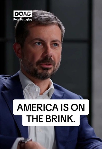 "America is 'on the brink' of losing its democracy" Leading 2028 Democ... | pete