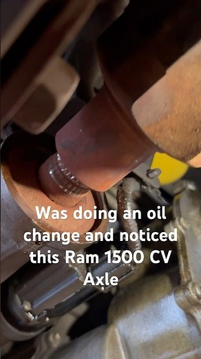 Ram 1500 CV Axle Loose #automobile #mechanic #mechaniclife