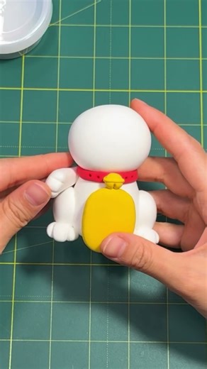 How to Clay a Lucky Cat 🐱🍀 | Cute Mini DIY #clay #diy #luckycat
