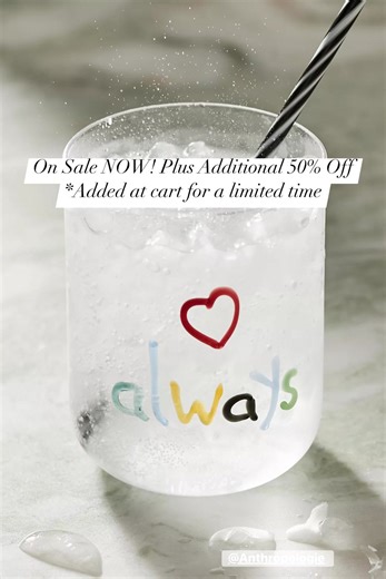 Guys!! Run to get this deal! 🏃‍♀️ (LINK posted in Comments) Anthropologie’s select Handblown Juice Glass on Sale, PLUS 50% OFF added in cart! 🚗💨 Aren’t these so perfect for Valentine’s Month 🤌🏽😍 #anthropologie #KitchenEssentials #valentinesday #anthrohome #handmade | The Ratchford Review