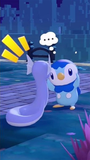 what are you mumbling about Piplup 🐧🫐 #pokemon #piplup #pokopia #pikachu #dratini #cutethings