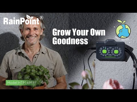 #RainPoint | 🌿 Dual-Control Auto Drip Irrigation Kit | The Ultimate Plant Care Game-Changer! 🚀#plant