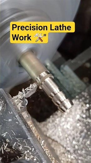 Amazing Precision Lathe Work! 🛠️ Making Custom Brass Part #mechanical #lathe