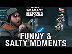 Best Funny, Salty, Rage, Epic Moments - Star Wars: Galaxy of Heroes