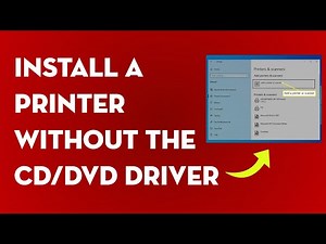 How to Install a Printer Without The CD/DVD Driver (EASY)