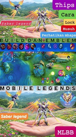 build dan emblem saber tersakit 2026 auto win #mlbb #mlbbshortsvideo #mlbbcreatorcamp