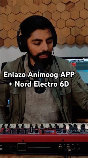 Voy a enlazar esta #app de #iphone con mi #nordelectro ❇️ #alangiestudio #produccionmusical #synth